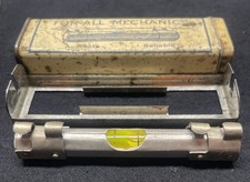Vintage Frank B. Hall Octagon Line & Surface Level Aluminum Tool 1921 Tin picture