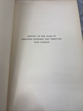 History of the Class of 1936 Yale College Edited John R. Hersey Rare picture