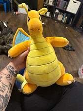 Build-A-Bear Workshop Pokémon Dragonite Plush Stuffed Animal Yellow Blue Wings picture