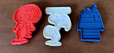 Vintage Peanuts Snoopy Plastic Cookie Cutters picture