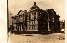 Huntington County Courthouse Indiana RPPC CYKO Real Photo Postcard c1910 picture