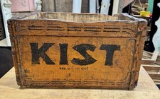Rare Orange Kist Soda Pop Wood Crate Bottle Case Antique picture