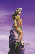 Rogue: The Savage Land #4 J Scott Campbell 1:100 Ratio Incentive Virgin Variant picture