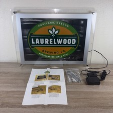 Acrylic Lighted Standoff Sign Laurelwood Brewing Co. Portland Oregon Beer Sign picture