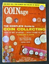 COINage MAGAZINE VOLUME 1 - NUMBER 1 - WINTER 1964 - FIRST ISSUE picture