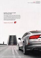 2012 2013 Audi S7 - Original Advertisement Print Art Car Ad J888 picture