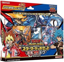 Yu-Gi-Oh Rush Duel Tradin Card Starter Deck Set Yuga VS Luke Konami Game Japan picture