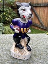 VINTAGE 1974 MCCORMICK WHISKEY DECANTER UNIVERSITY OF WASHINGTON HUSKIES picture