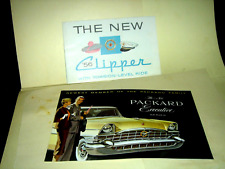 1956 PACKARD, ( 2 sales brochures)  the EXECUTIVE & THE CLIPPER both models picture