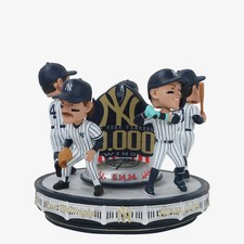 New York Yankees 10,000 Wins Spinner MIni Bobblehead Scene Bobblehead MLB picture