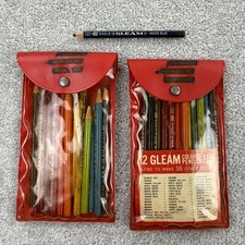 Vtg 1950s Eagle Gleam Colored Pencils Lot 25 Original Package USA Berol Prisma picture