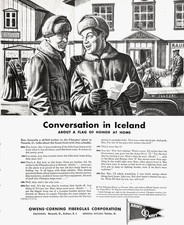 Owens-Corning Fiberglas Corp Toledo OH War Effort WWII 1942 Fortune Mag Print Ad picture
