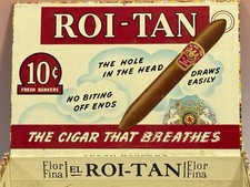 Vintage El Roi-Tan 10 Cent Cigar Box Fresh Bankers Tobacco Advertising picture
