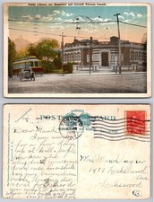 Public Library Broadview Gerrard Toronto Canada Postcard picture
