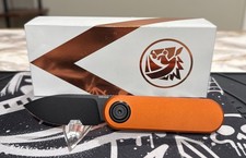 Vosteed Corgi-V Vanchor Lock Orange Aluminum 14C28N Pocket Knife A3705 picture