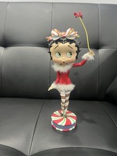 Rare Danbury Mint Betty Boop Candy Cane Kisses Figurine picture