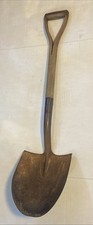 Antique Railroad Coal Scoop Shovel Wood D Handle Shovel & Tool Co Pique Ohio 36s picture