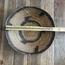 Native American Hand Woven Basket From The Pima, Tohono O odhan Or Apache Tradin picture