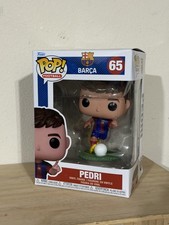 FUNKO POP FOOTBALL #65 BARCA FC Barcelona PEDRI with Soft Protector picture