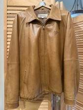 Rare 2005 Steve Wynn Casino Las Vegas Opening Year Genuine Leather Jacket XXL Ca picture