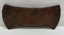 Vintage Bow Tie Double Bit Axe Head 3 1/2 Lbs Forged Steel Rustic Tool picture