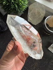 Smoky Lemurian Inclusion Starbrary Quartz Crystal Point Seed Crystal Brazil A7 picture