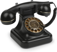 Retro Rotary Phones for Landline Classic Corded Desk Phone, Vintage Old Fashione picture