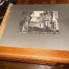 Vintage St Joseph’s Chapel Crypt English Architecture Photo Glastonbury England picture