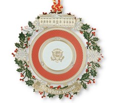 Official 2025 White House Christmas Ornament - 24k Gold-Finished Brass picture