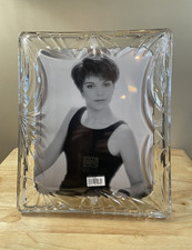 Vintage Fifth Avenue Crystal Silhouette Picture Frame 8x10 Heavy Textured picture