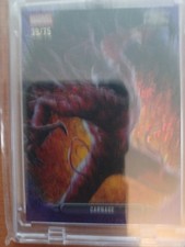 2026 Topps Chrome Marvel #FF-08 Carnage FANFARE Purple  39/75 picture