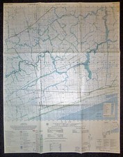 6127 i - MAP - 1966 - Vinh Chau - Ba Xuyen - Bac Lieu - My Xuyen -  Vietnam War picture