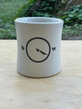 Black & White Coffee Roasters B&W Diner Mug Westford China Coffee Cup NC picture