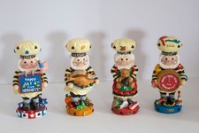 (4) VTG 1999 Hershey’s Collectible Figurines By Kurt Adler-Various Holidays-VG picture