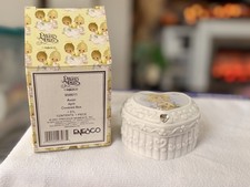 Vintage 2001 Precious Moments By Enesco April Trinket Box New  picture