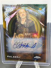 2026 Topps Chrome Star Wars Clint Howard Ralakili Gold Auto /50 #36 picture