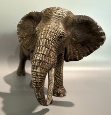 Schleich African Elephant Bull 14762 2015 Retired Safari Wildlife Figure 6” picture