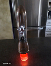 Vtg 1930s Ray-O-Vac Solid Copper Torpedo Flashlight Red Signal Wand Work 1774722 picture