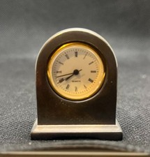 Vintage Miniature Quartz Clock, Miniature Clock Works Good picture