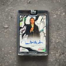 2026 Topps Vault Marvel Tom Hiddleston As Loki Immortal On Card Auto Black /10 picture