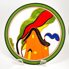 CLARICE CLIFF Orange House Plate, Wedgwood Fine Bone China, Limited Edition picture