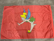 Disneyland Park Flown Tinkerbell Flag - RARE picture