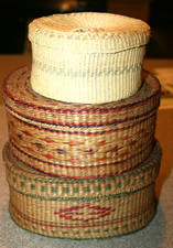 Vintage Native American Basket Lot Handwoven Collection Arizona Indian Handmade picture