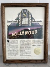 Authentic Section of the Hollywood Sign Own a Piece of Hollywood History picture