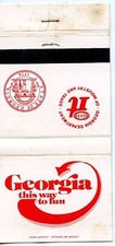 Georgia This Way To Fun Matchbook picture