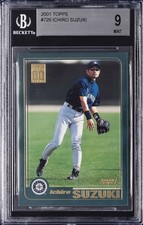 2001 TOPPS #726 ICHIRO SUZUKI BGS 9 picture