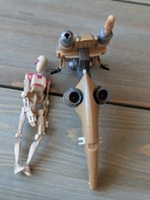 Vintage 2000 Kenner Star Wars The Phantom Menace STAP & Battle Droid Missing picture
