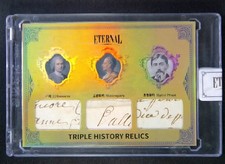 Jean-Jacques Rousseau Montesquieu Marcel Proust Triple Relic Auto 09/10 picture