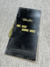 Vintage Mike Davis' Harbor House Charleston SC Restaurant Wine List Menu 1970s picture