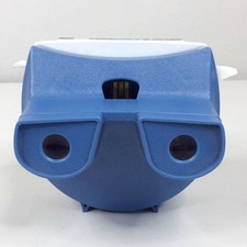 Vintage 1960s 1970s GAF View-Master Model H Lighted Viewer Blue - UNTESTED picture